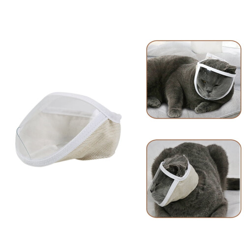 Hekezhi cat head cover transparent anti-biting muzzle 1