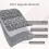 Haperlare woven grey area rug 5' x 7' 7