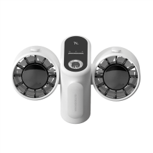 Turbo Jet Fan Waist-Mounted Power Bank with Light White