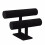 Lekdue jewelry storage rack black 2-layer 1