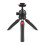 VLOG stabilizer tripod with phone clip, red 1