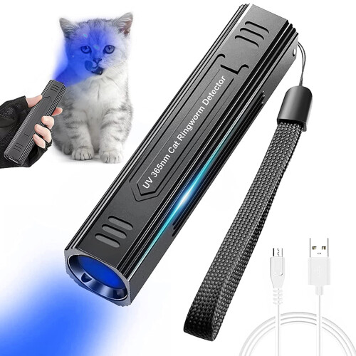 UV Black Light Flashlight for Bed Bug Detection on Carpets