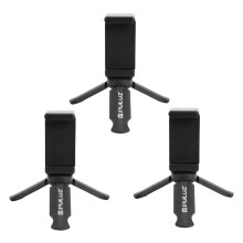 Mini Portable Folding Plastic Tripod with Phone Clamp