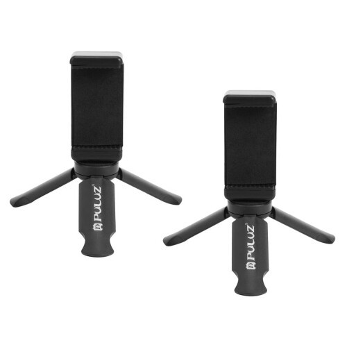 Phone Clamp Bracket Portable Folding Tripod 2 Pack