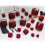 Wine Red False Toenails Short Full Cover 10pcs 1