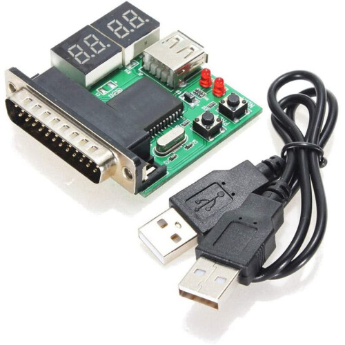 2X PC Diagnostic Card USB Post Card Motherboard Analyzer Tester for Notebook Laptop Computer Accessories 1