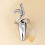 Rhinestone fingernail ring set silver 4 pcs 5