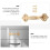 Brass Door Knob Drawer Pulls Cabinet Handles 4