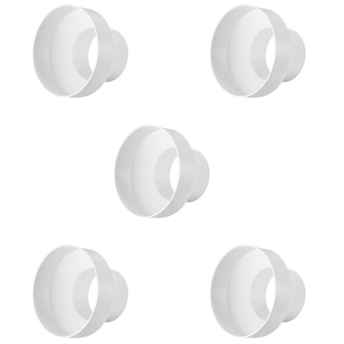 5X Ventilation Pipe Reducer Adapter Pipe Air Duct Adapter Pipe Connector for Inline Ventilation System(150-100mm) 1