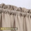 Kitchen Curtain Valance Waffle Weave Waterproof Light 3