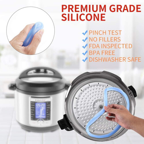 Silicone Sealing Ring for Instant Pot 5 or 6 Quart 4-Pack 2