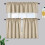 Kitchen Cafe Curtains Waffle Texture Light Filtering Taupe 2