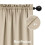 Kitchen Cafe Curtains Waffle Texture Light Filtering Taupe 3