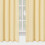Kitchen Tier Curtains Waffle Texture Light Filtering Yellow 6
