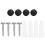 Kitchen Hook Pot Rack Wall Mounted with 6 Sliding Hooks 5