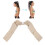 Arm compression sleeve for women, upper arm support, pair 4