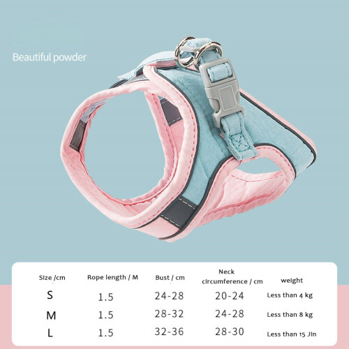 Dog Harness Padded Step-in Adjustable for Small Medium Dogs 1
