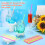 Happon disposable plastic straws with spoon 200 pcs 2