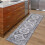 Haperlare grey hallway runner rug 2x6 ft 5