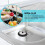 Bathroom Sink Stopper Rubber with Chain 2 Pack 7