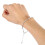 Women's 925 Sterling Silver Crystal Heart Infinity Bracelet 6