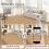 Haperlare woven camel area rug 5' x 7' 4