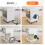 Kitchen Appliance Cord Organizer 4-Pack 5