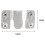 Picture Hooks Interlocking Frame Mounting Set 2 PCS 6