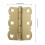 Brass piano cover hinges golden 2 pcs 4