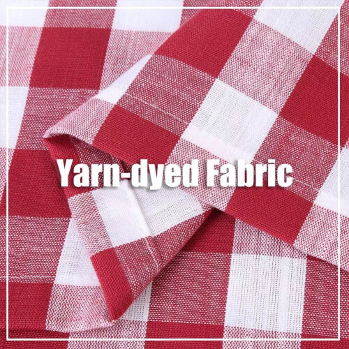 Red White Buffalo Plaid Kitchen Curtains 26"W x 45"L 2 2