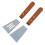 Happon Metal Spatula Set Wooden Handle 2pcs 5
