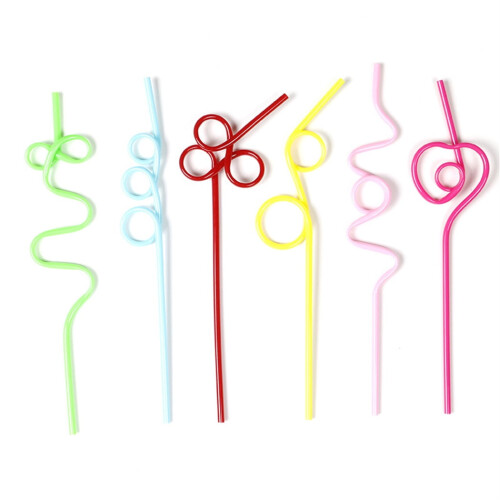 Crazy Straws Colorful Reusable 10 Pcs 2