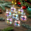 Clear Christmas Balls Plastic 12 pcs 2 inch 3