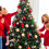 Clear Christmas Balls Plastic 12 pcs 2 inch 7