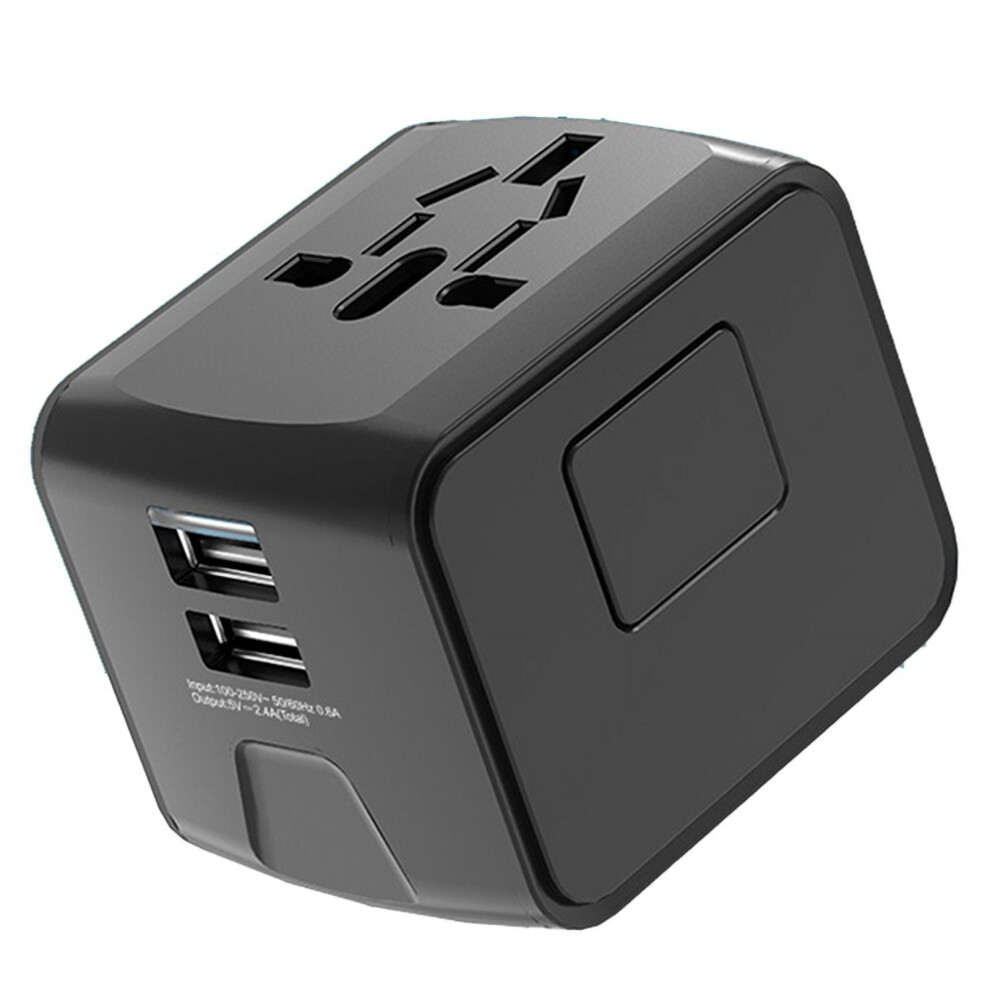 Universal Phone Charger Adapter With Dual Usb Ports 946140680576