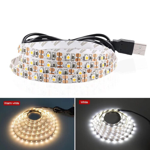 LED Strip Light 5V USB 13.1ft 240 LEDs Warm White 2