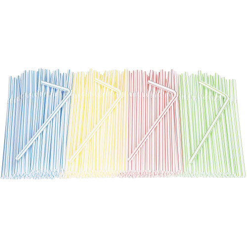 Triani Flexible Plastic Straws BPA-Free 300 Pack 1