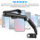 Car Phone Holder Sun Visor Clip 360 Adjustable 8