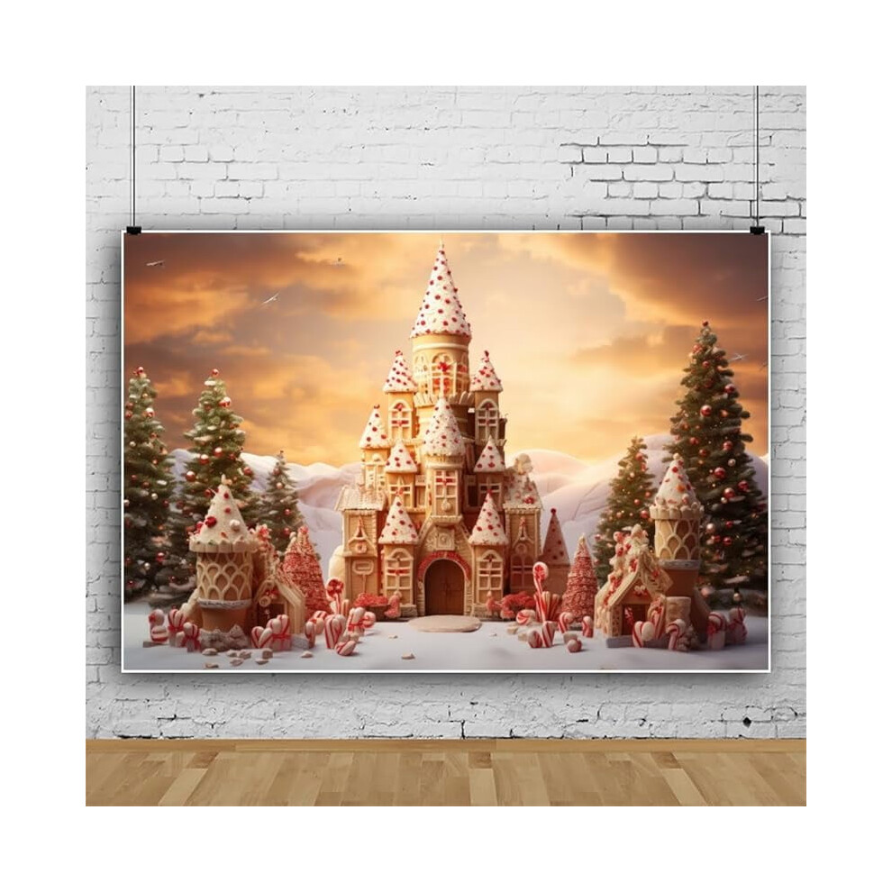 New Year Backdrop Clock Fireworks 10X8 Ft Gold 946140695334