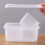 MFJESEAA Veggie Tray with Lid 4-Compartment Stackable Food 6