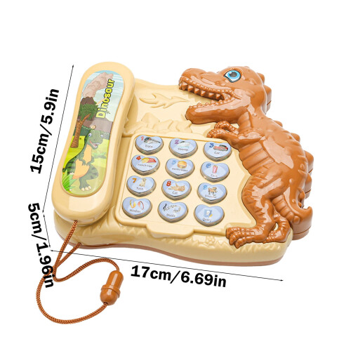 Dinosaur Interactive Telephone Toy for Kids 3+ 2