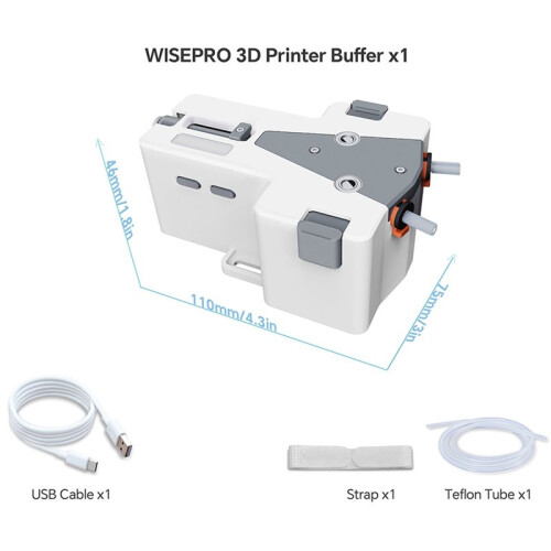 5X Filament Buffer for 3D Printers,Auto Filament Feeding and Switching,Ensures Continuous Printing 2