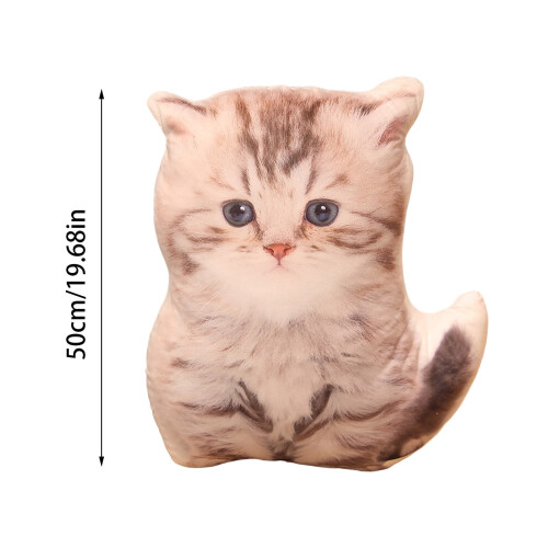 Christmas kitty pillow plush toy 50cm 2