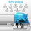 Portable Charger 10000mAh with Built-in AC Plug White 8