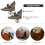 Ceramic Eagle Cabinet Knobs Vintage Style 2 pcs 5