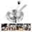 Stainless Steel Potato Masher with Garlic Press Function 3
