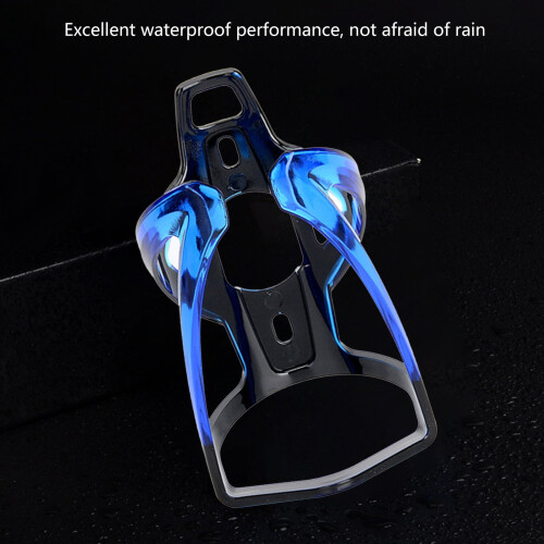 Universal Bicycle Water Bottle Cage Blue Black 2