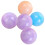 Air-Filled Rubber Balls PVC 5 Pcs Assorted Colors 2