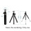 Mini portable tripod aluminum alloy adjustable black 2