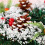 Artificial Christmas Wreath Green Spruce with Pine Cones 6